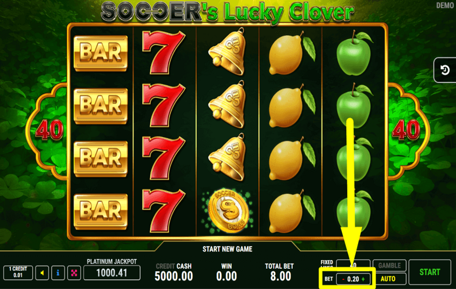 Soccers Lucky Clover ASSIGN THE BET.