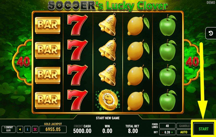 Soccers Lucky Clover TIME TO PLAY.