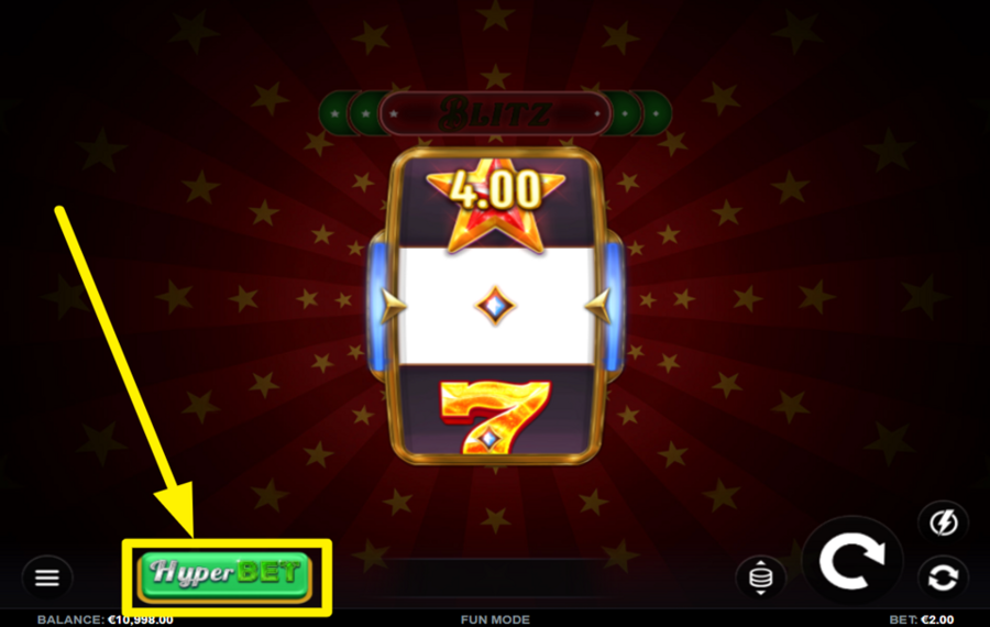 SoloReel Blitz ВОСПОЛЬЗУЙТЕСЬ РЕЖИМОМ ГИПЕРСТАВКИ.