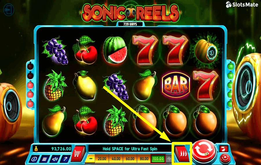 Sonic Reels Using the optional “Volatility” button.