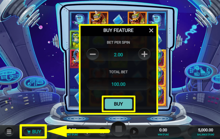 Space Attacks Dream Drop COMPRAR GIROS ADICIONALES.