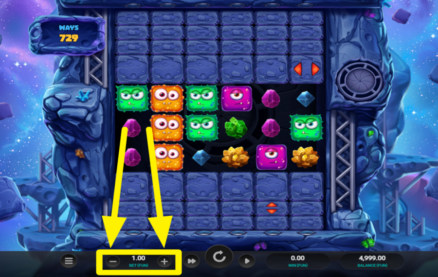 Space Miners Dream Drop SET YOUR STAKE.