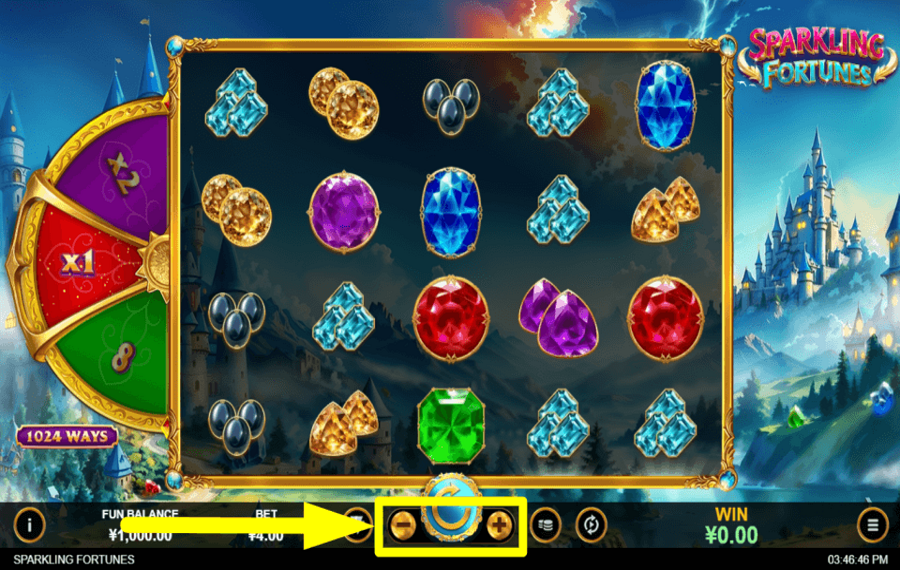 Sparkling Fortunes SET THE STAKE.