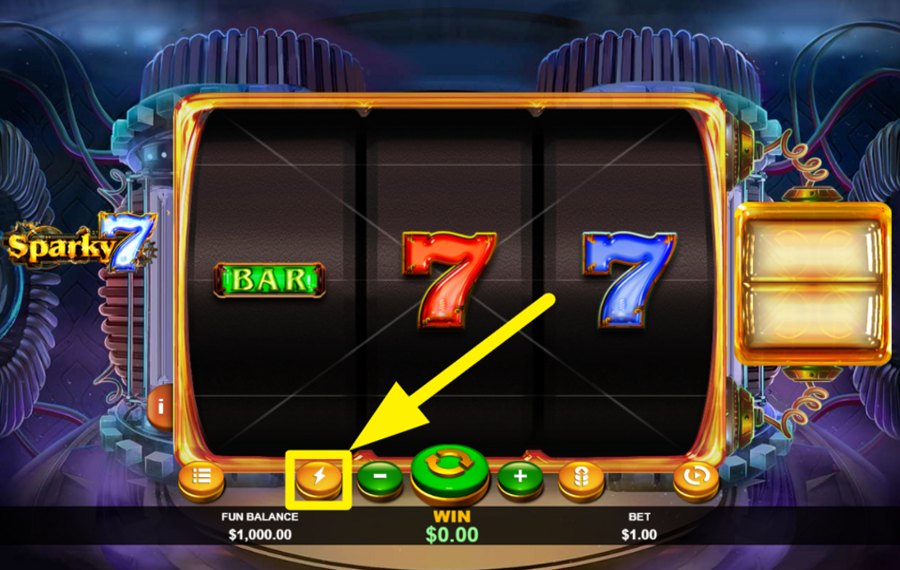 Sparky 7 CHANGE THE SPEED.