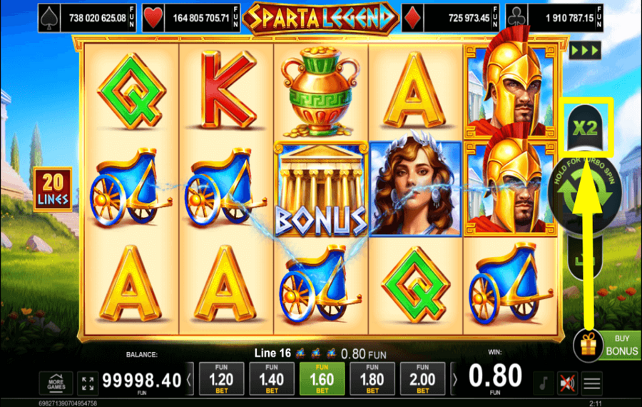 Sparta Legend TAKE THE RISK.