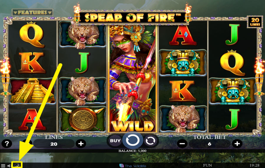 Spear Of Fire ÉLEVEZ LE TEMPO.