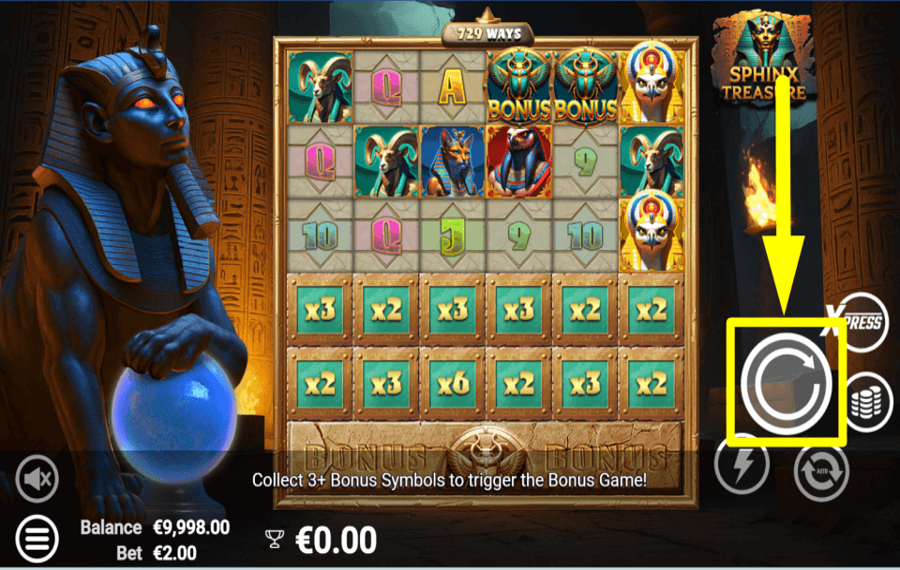 Sphinx Treasure START GAMBLING.