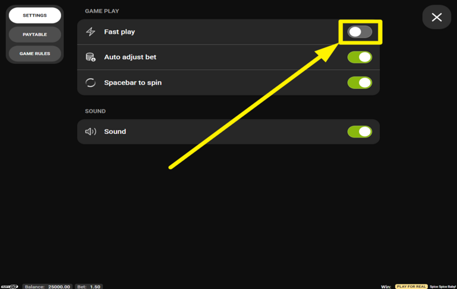 Spice Spice Baby AUMENTA LA VELOCITÀ.