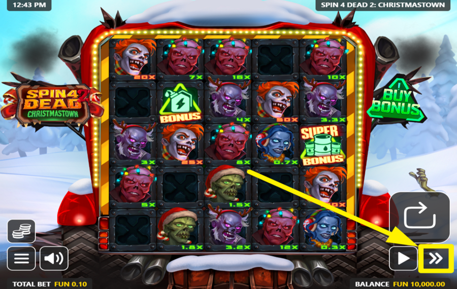 Spin 4 Dead 2 Christmastown UNLEASH TURBO CHARGE.