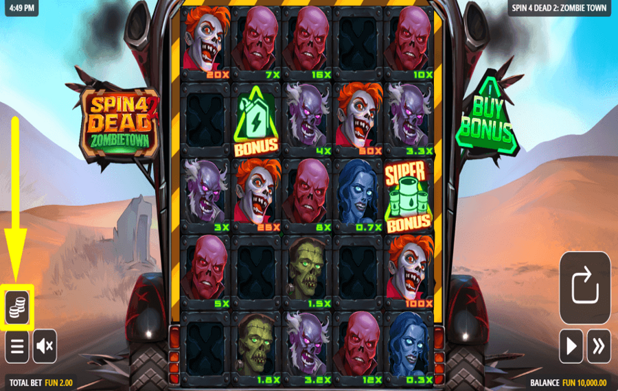 Spin 4 Dead 2 Zombietown FAITES VOTRE PARI.