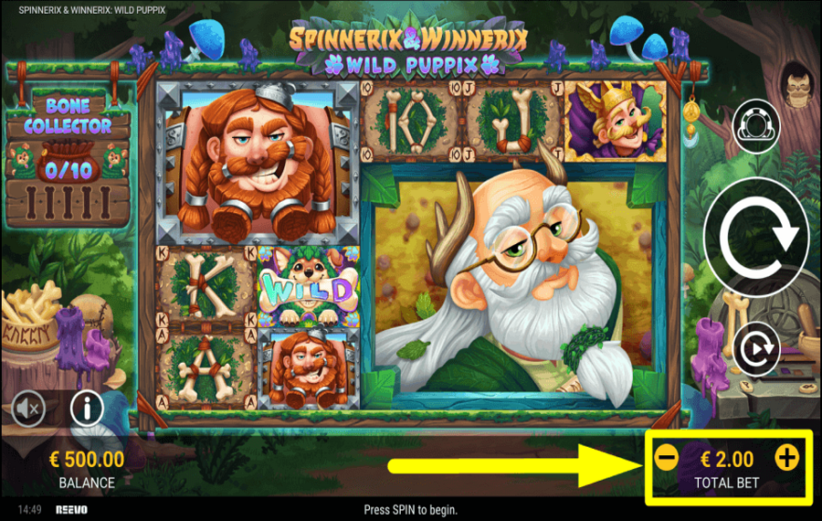 Spinnerix and Winnerix Wild Puppix SET YOUR WAGER.