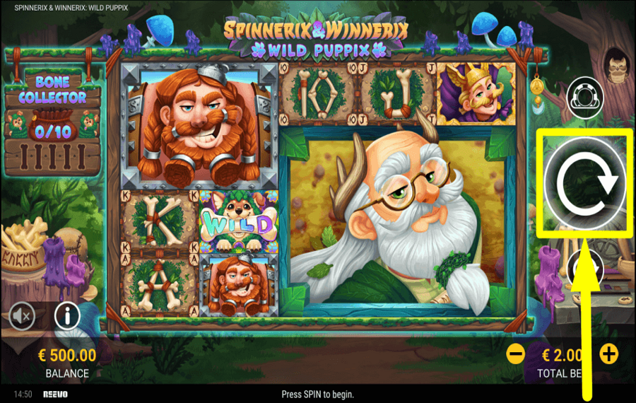 Spinnerix and Winnerix Wild Puppix SPIN THE REELS.