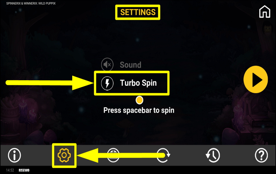Spinnerix and Winnerix Wild Puppix SPEED UP THE SPINS.