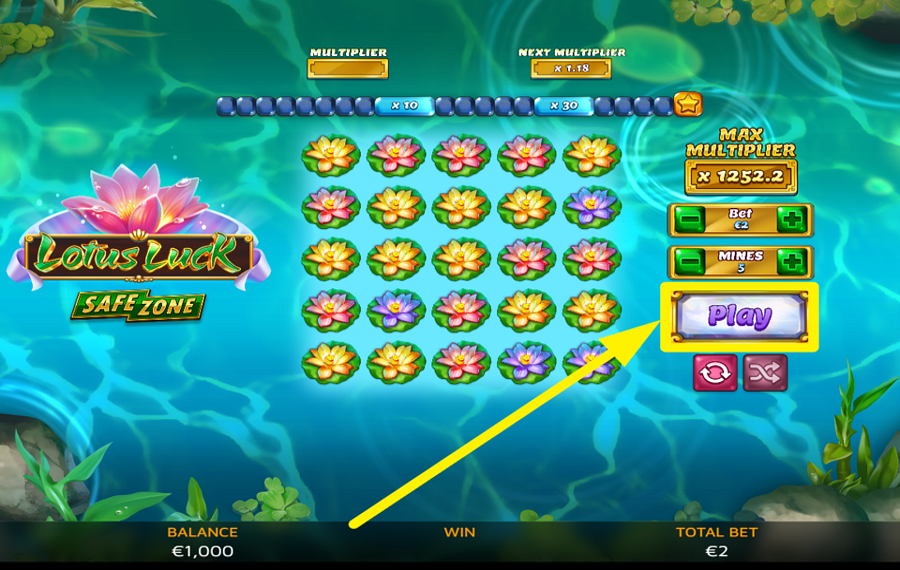 Spinoro Lotus Luck BEGIN THE QUEST!