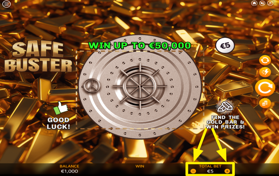 Spinoro Safe Buster FAITES VOTRE PARI.