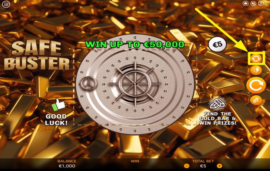 Spinoro Safe Buster ACTIVER LA LECTURE AUTOMATIQUE.