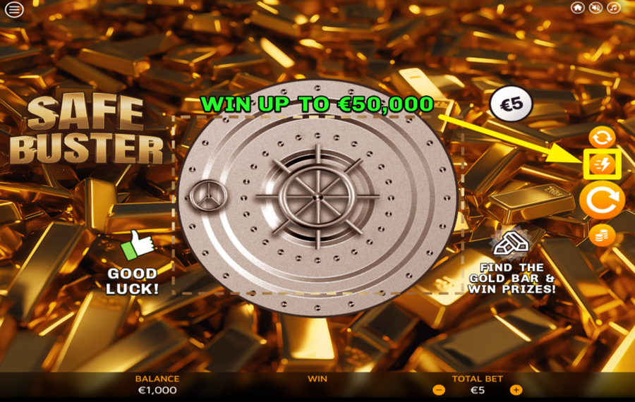 Spinoro Safe Buster ACTIVER LE MODE TURBO.