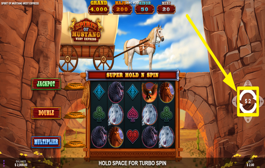 Spirit of Mustang West Express TOURNEZ POUR LA VICTOIRE !