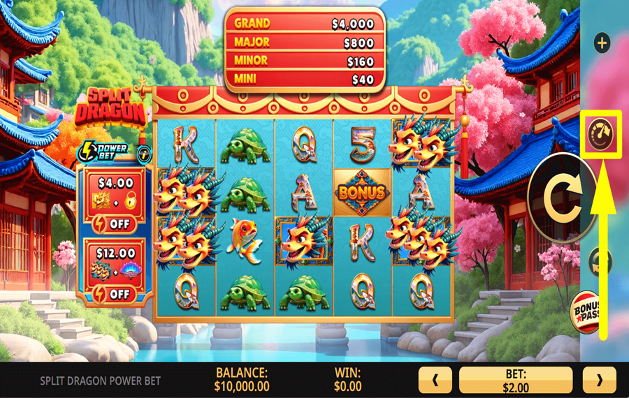 Split Dragon Power Bet УСКОРЯЙТЕ ПОВОРОТЫ.