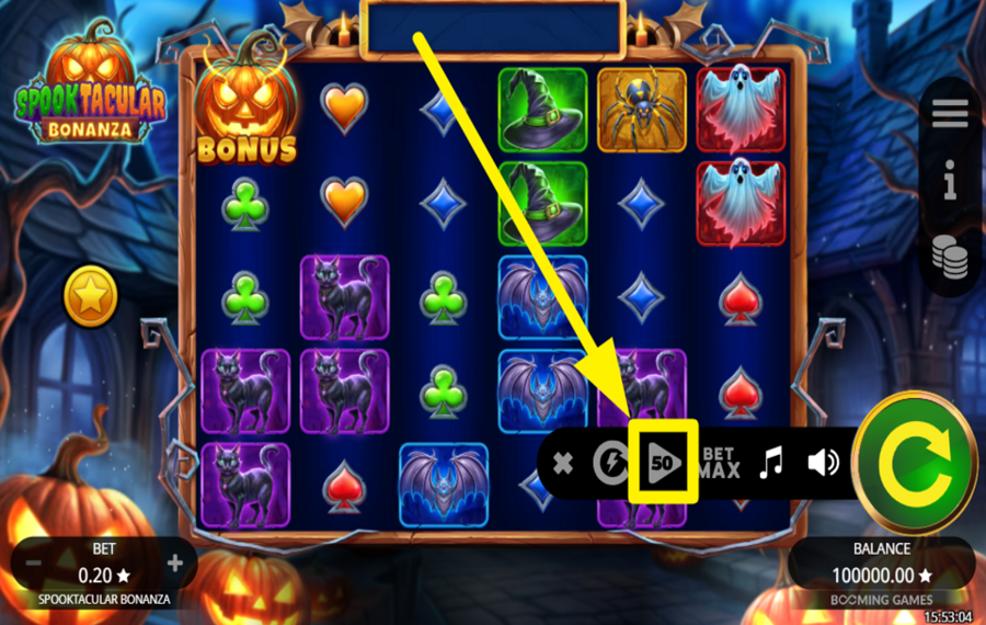 Spooktacular Bonanza ВКЛЮЧИТЬ АВТОВОСПРОИЗВЕДЕНИЕ.