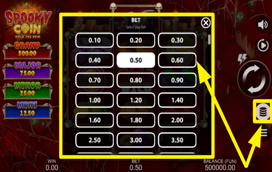 Spooky Coin Hold The Spin ОПРЕДЕЛИТЕ СВОЮ СТАВКУ.