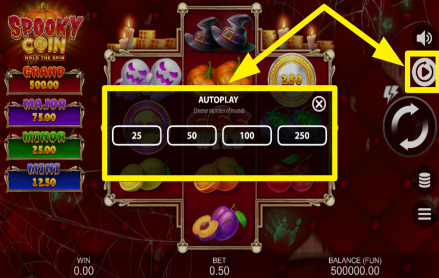 Spooky Coin Hold The Spin ВКЛЮЧИТЕ АВТОМАТИЧЕСКИЙ ВОСПРОИЗВЕДЕНИЕ.