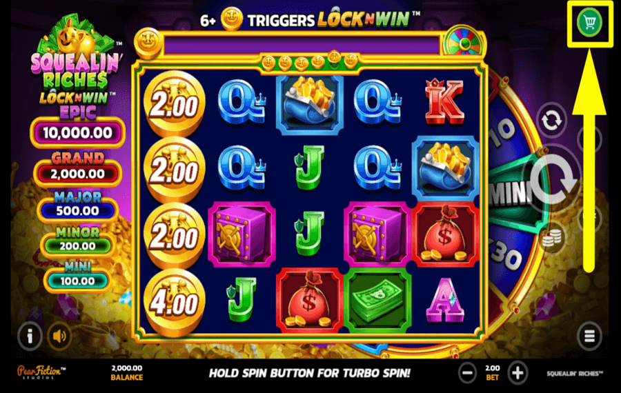 Squealin Riches ПОКУПКА ОСОБЕННОСТЕЙ.