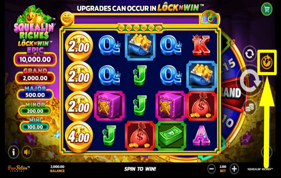 Squealin Riches УСКОРИТЕ ИГРУ.