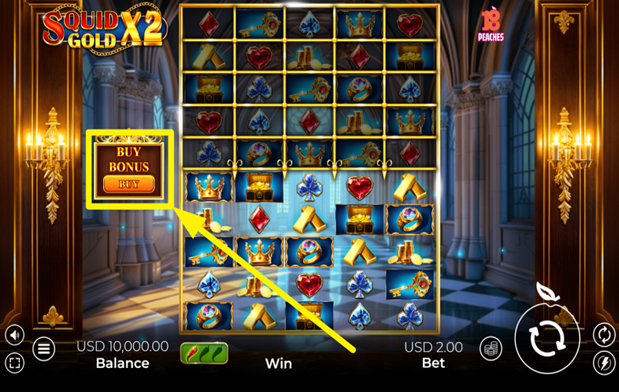 Squid Gold X2 UNLOCK FREE SPINS.