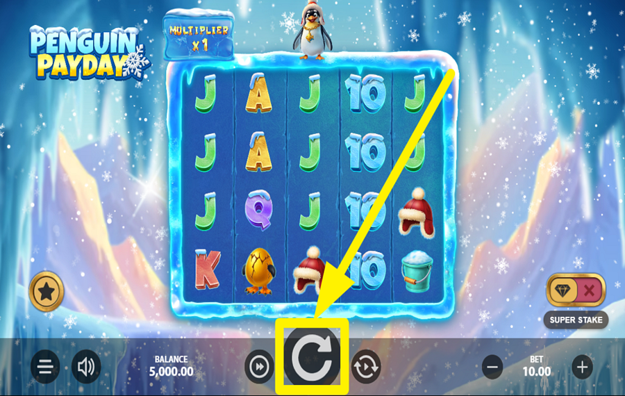 StakeLogic Penguin Payday GIRA PER LA VITTORIA!