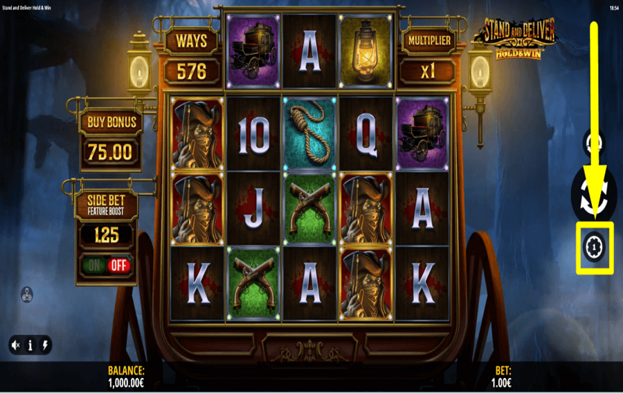 Stand and Deliver УСТАНОВИТЕ ЗНАЧЕНИЕ СТАВКИ.