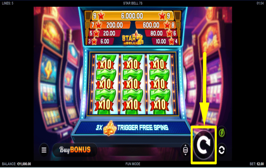 Star Bell 7s GAMBLE FOR REWARDS.