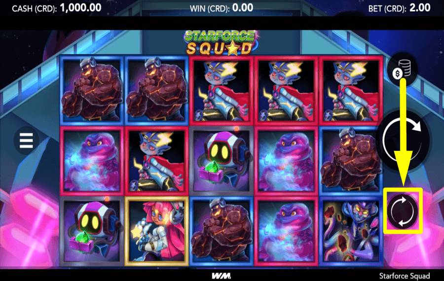 Starforce Squad TOURNER AUTOMATIQUEMENT.