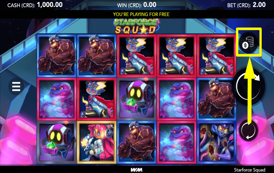 Starforce Squad CHOISISSEZ VOTRE MISE.