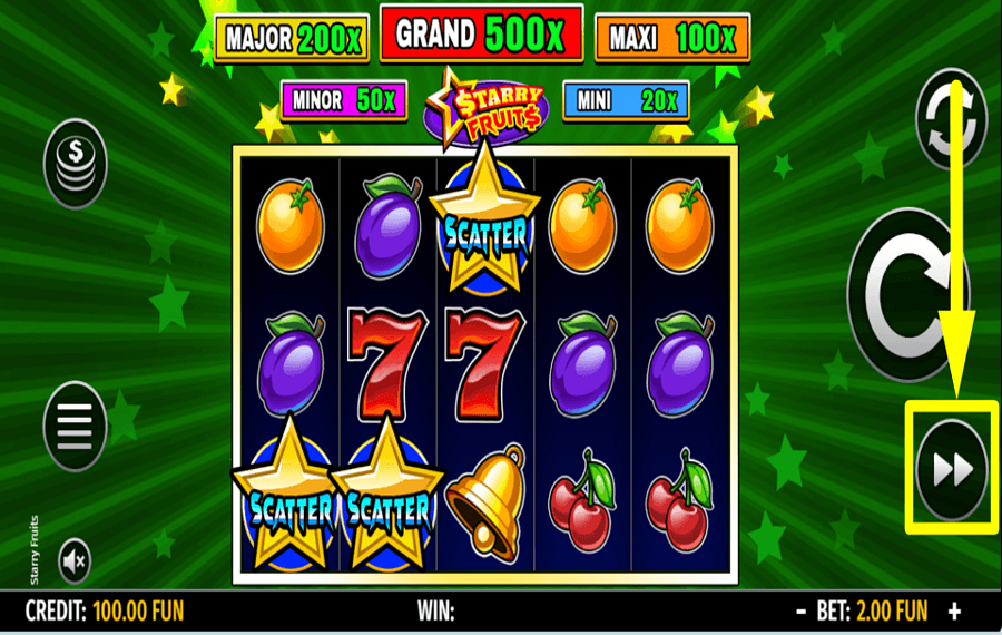 Starry Fruits TURN TURBO ON.