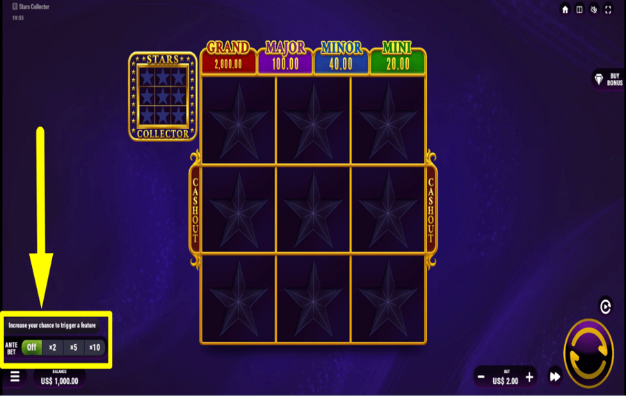 Stars Collector ПРИМЕНИТЕ СТАВКУ АНТЕ.
