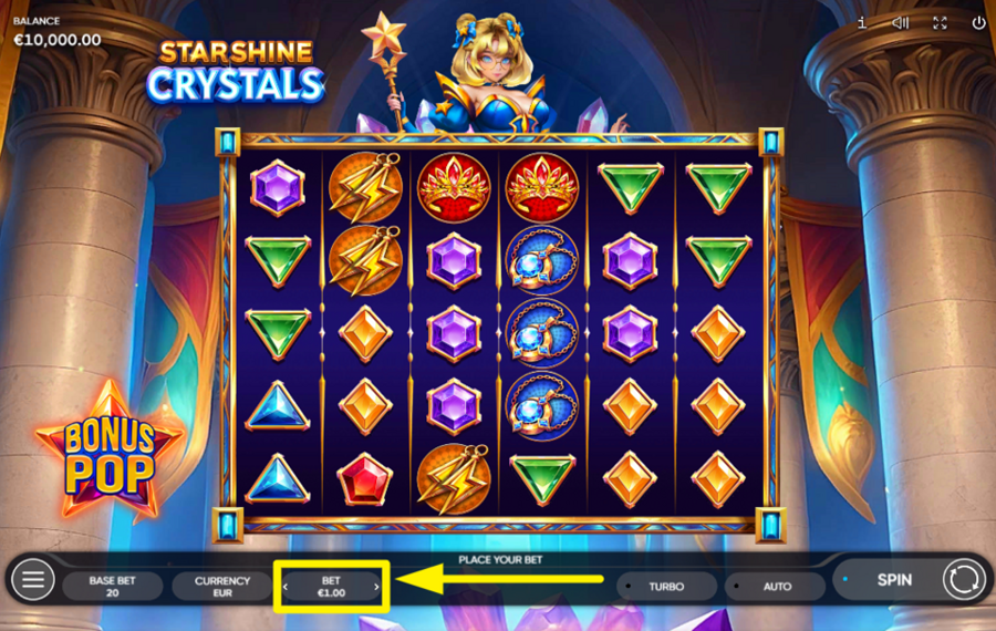 Starshine Crystals SPECIFY YOUR WAGER.