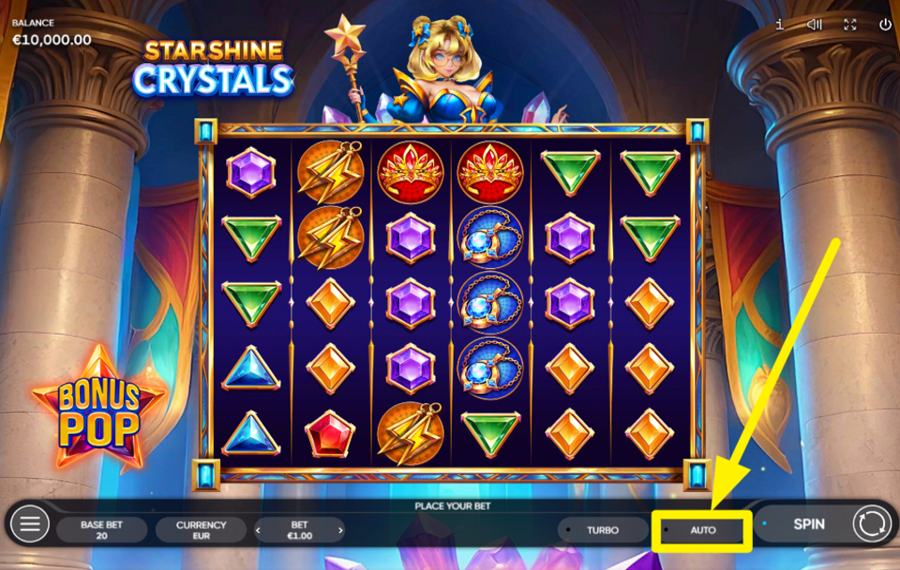 Starshine Crystals UTILIZE AUTOPLAY.