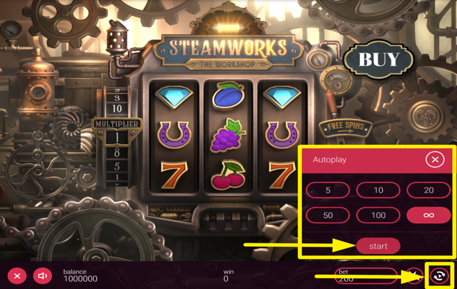 Steamworks the Workshop TRIGGER AUTOMATIC PLAY.