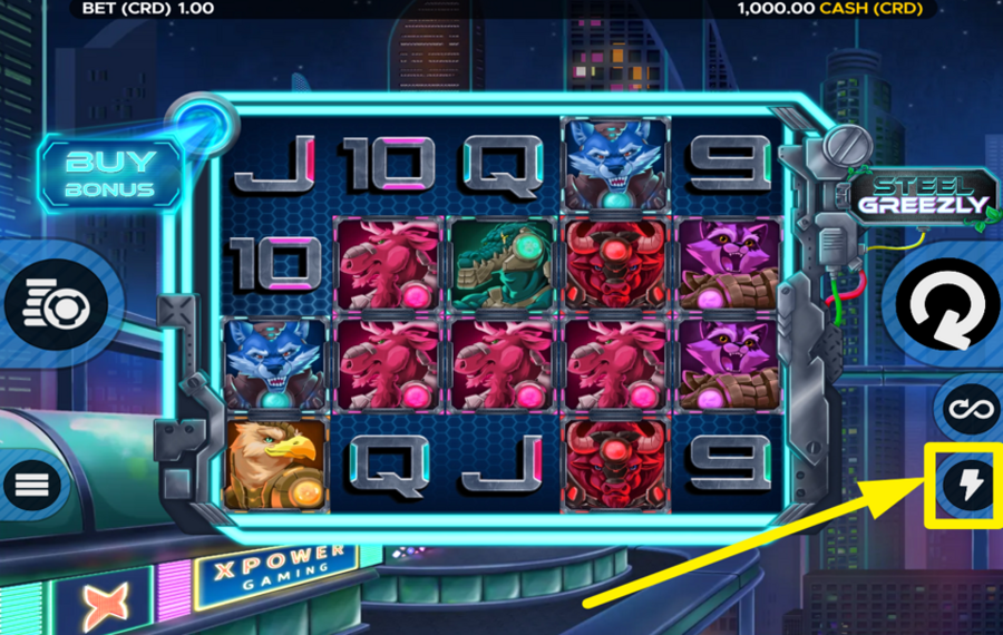 Steel Greezly DIE DREHUNGEN BESCHLEUNIGEN.