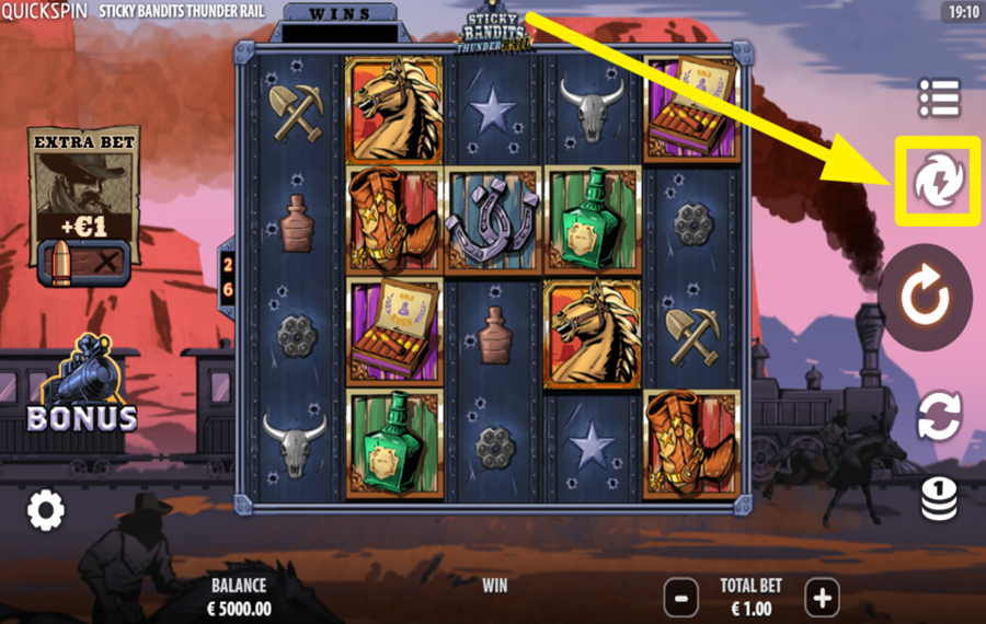 Sticky Bandits Thunder Rail MAXIMISEZ LA VITESSE.