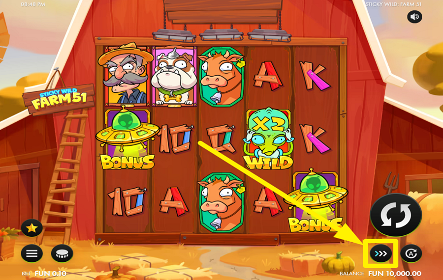 Sticky Wild Farm 51 ACELERA EL JUEGO.