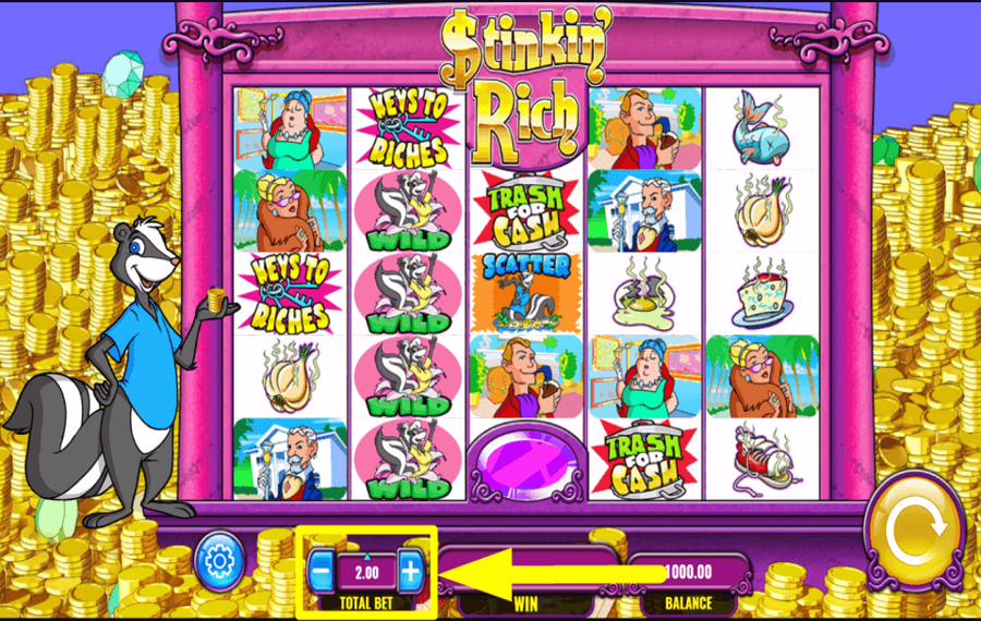 Stinkin Rich FIXEZ LE MONTANT DU PARI.