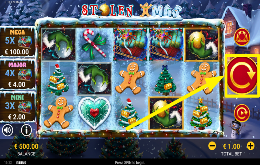 Stolen Xmas SPIN TO WIN!