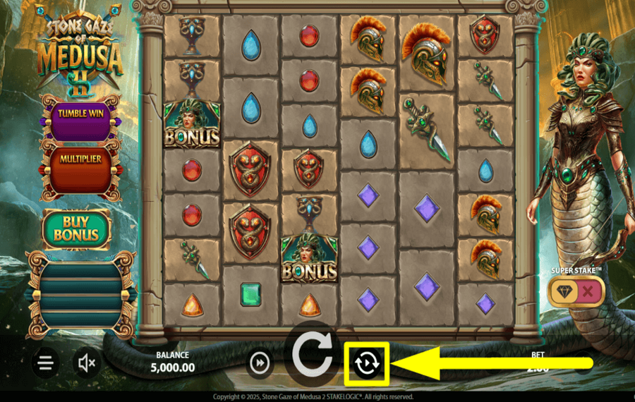 Stone Gaze of Medusa 2 AUTOPLAY ANWENDEN.