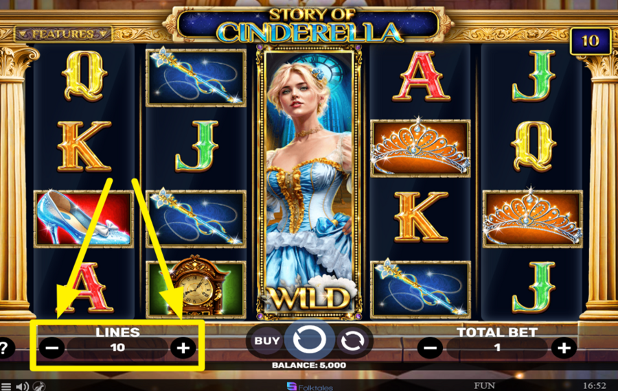 Story of Cinderella TWEAK THE NUMBER OF LINES.