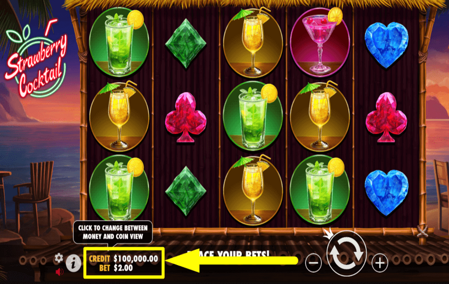 Strawberry Cocktail CAMBIAR LA PANTALLA DE CRÉDITO.