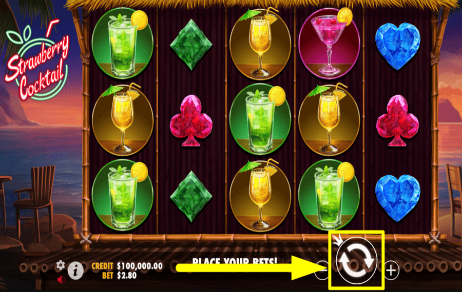 Strawberry Cocktail PULSE GIRAR PARA COMENZAR.