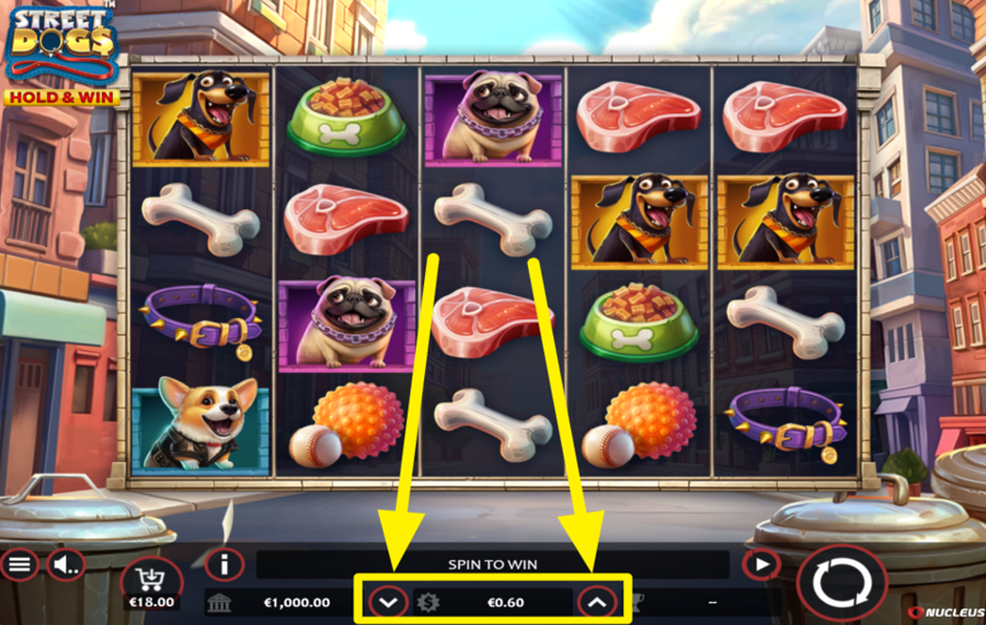 Street Dogs Hold and Win SET YOUR STAKE.