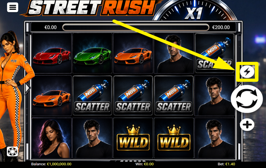 Street Rush MAXIMIZE THE SPEED.